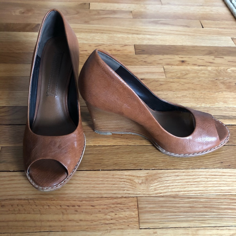 Banana Republic Leather Wedges